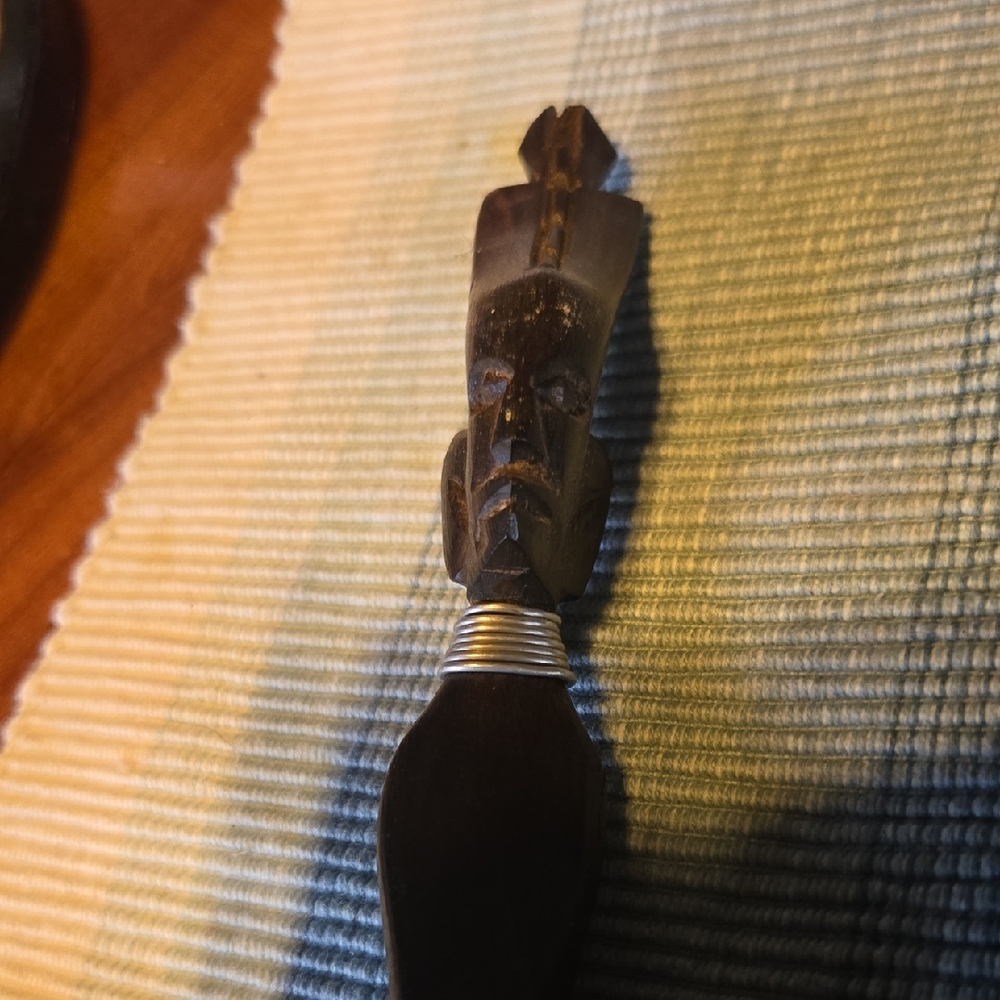 Hand-Carved Wooden Figurine